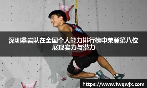 深圳攀岩队在全国个人能力排行榜中荣登第八位展现实力与潜力